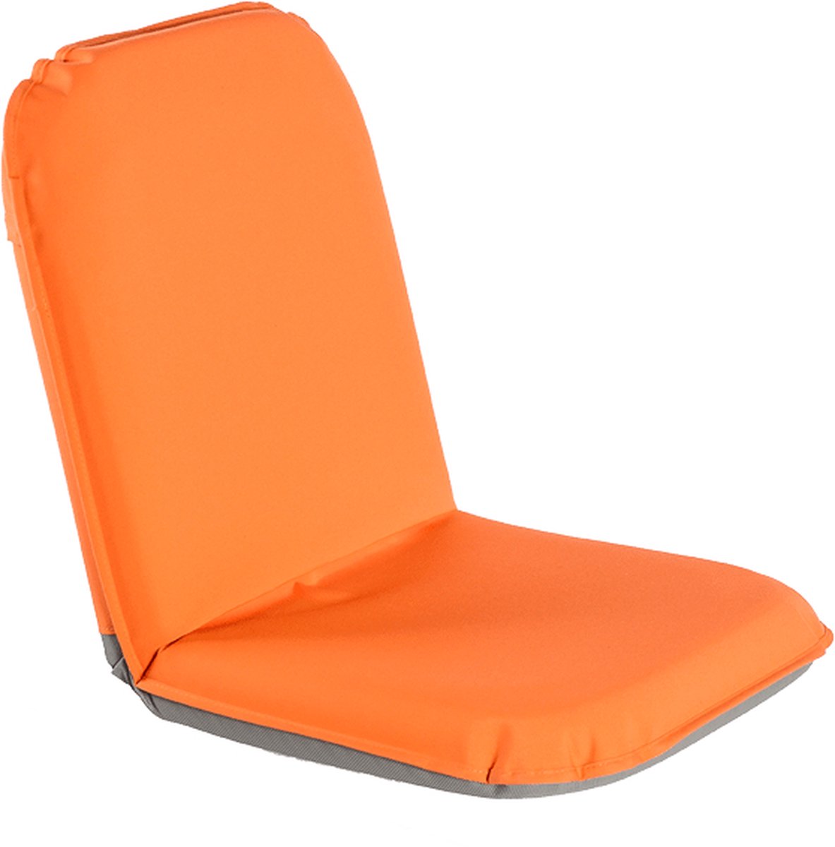 Comfort Seat Orange | Verstelbaar Rugkussen met Intern Scharnierframe | 40 Posities | Galvaniseerd Intern Frame | Anti-slip onderzijde | Verplaatsbaar zitcomfort | Bootstoel