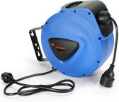 Bol.com Automatische kabelhaspel 20m kabelhaspel 180 °zwenkbaar met muurbeugel kabeltrommel haspel automatisch oprollen en afrol... aanbieding