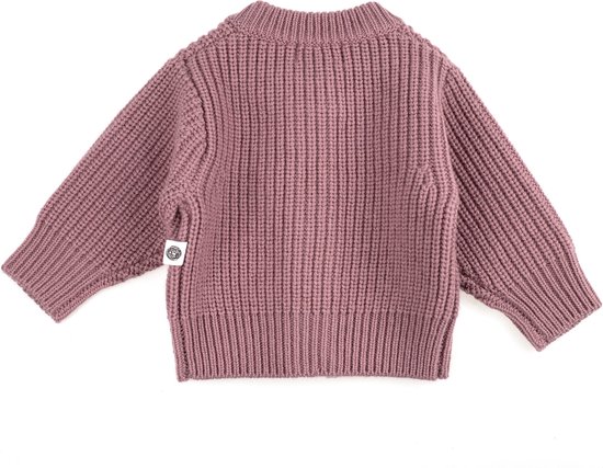 Gebreid Wollen Baby Vestje - Merinowol - Haze 56