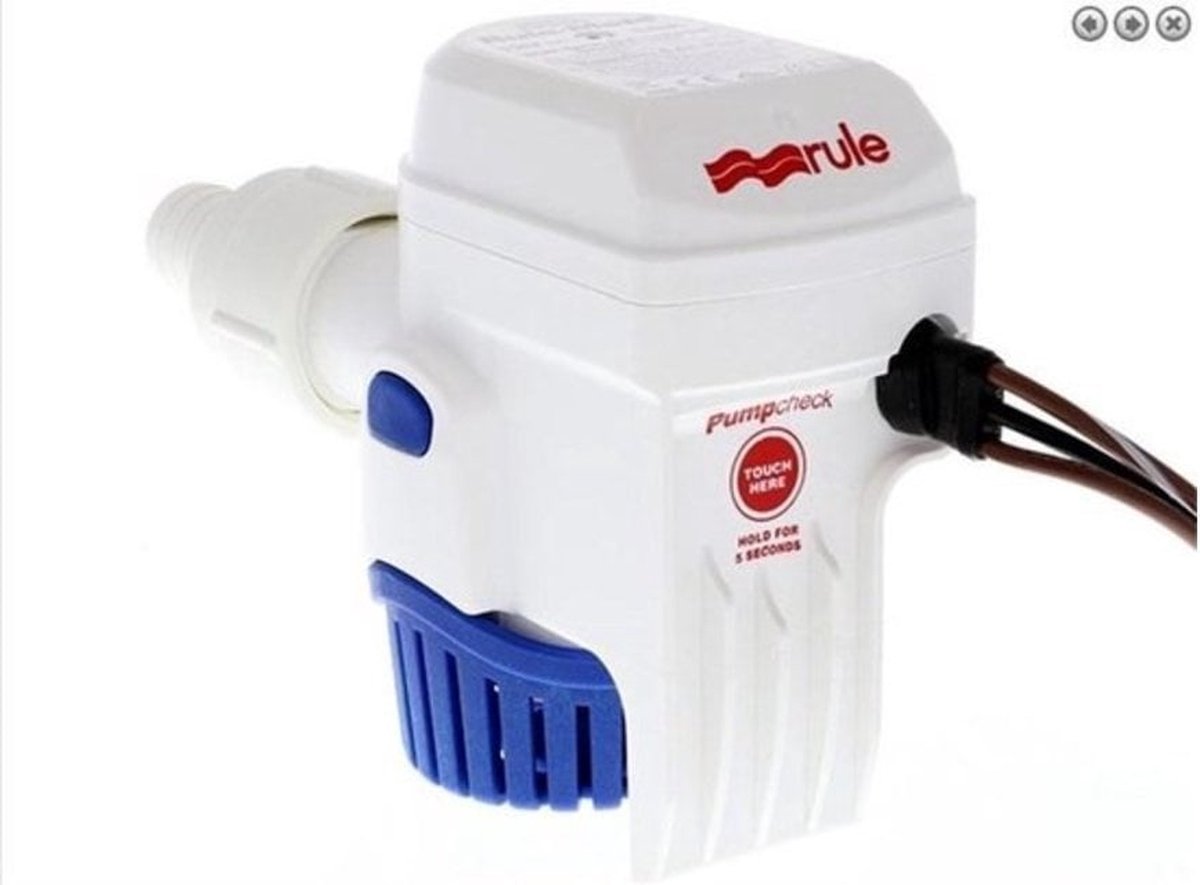 Rule Mate RM1100A-24 Auto Bilgepomp 4164 ltr/h 24V