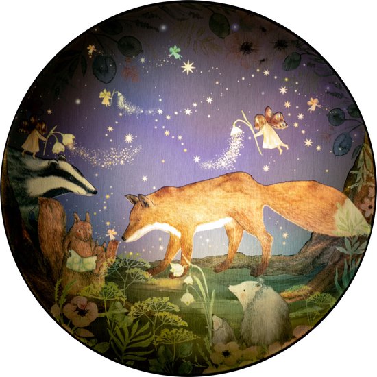 Zomernacht 12x45 cm | Voor Baby- & Kinderkamer | Geproduceerd in NL | Eigen Ontwerp | Hartendief Design