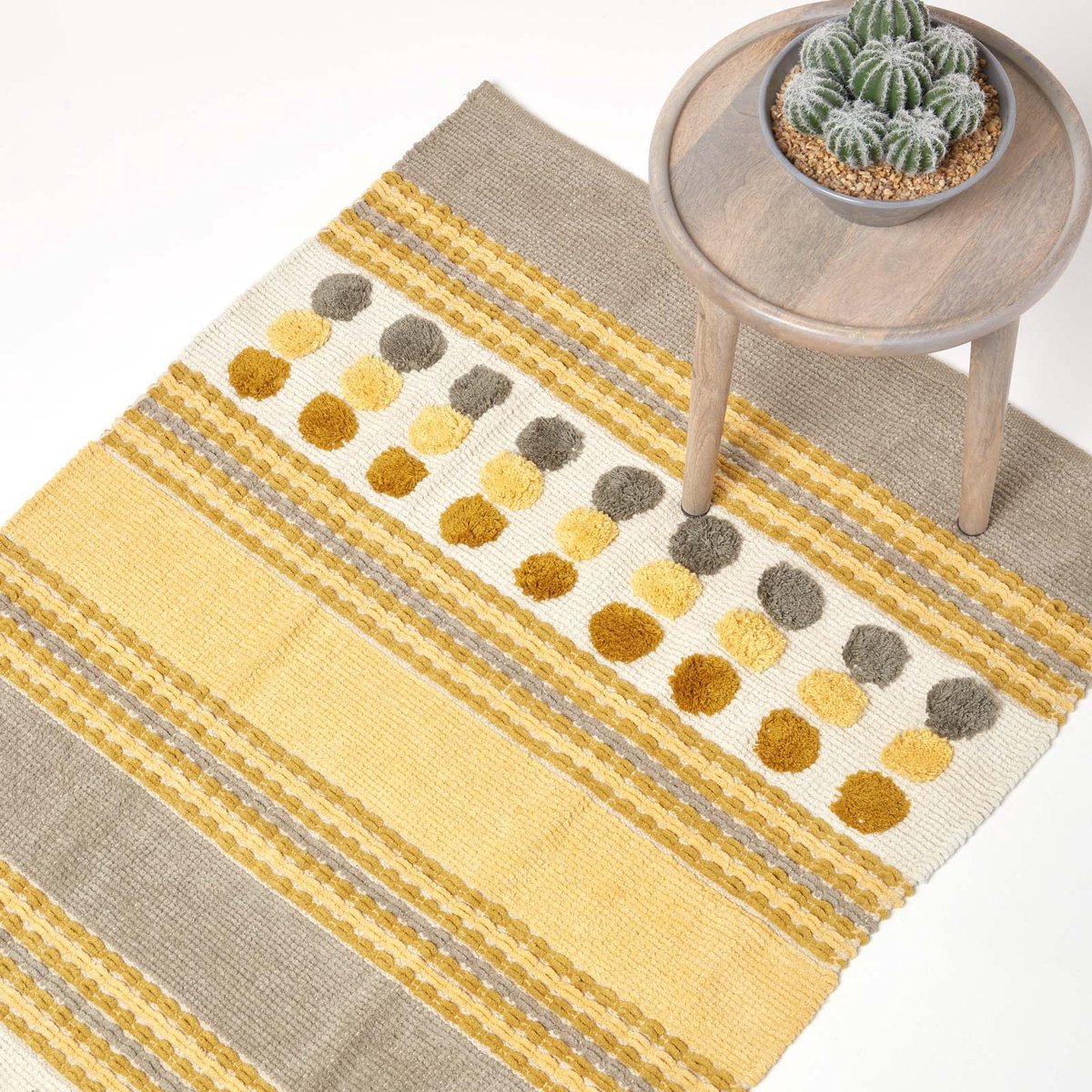 Shaggy hoogpolig tapijt - 160 x 230 cm - Mosterdgeel - MILINIO