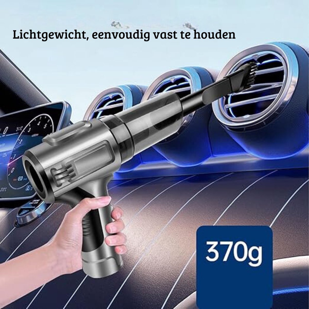 Luxe Kruimeldief Snoerloos met Verschillende Mondstukken - afbeelding 3