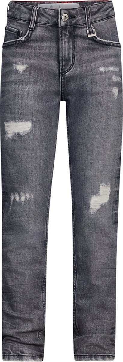 Retour Jeans Wulf Tapered Medium Grey Jongens Jeans - Maat 140