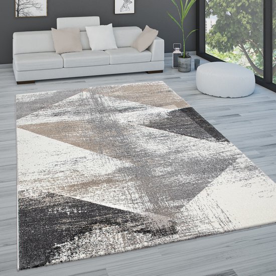 RINGKLOCKA vloerkleed, laagpolig, geel/ecru, 160x230 cm - België