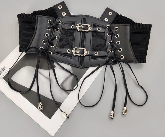 Riem Dames Oyccen Vrouwen Elastische Taille Riem Voor Jurk Jas - Main Image