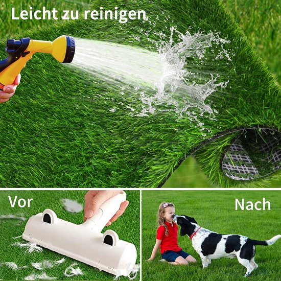 Kunstgras En 50 Absorberende Matten In Het Formaat 45 X 60 Cm Hondentoilet Puppytoilet Lekvrij 6 Lagen Hondenvastpunttraining Uitvoering Met Sneldrogend Oppervlak