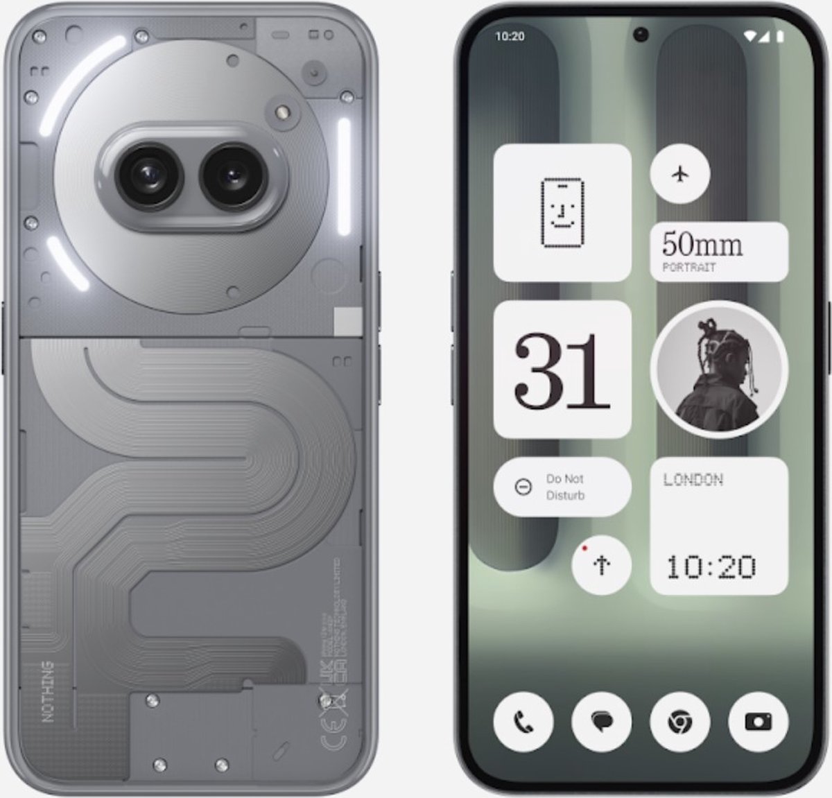 Nothing Phone (2a) Plus 256GB Grijs 5G