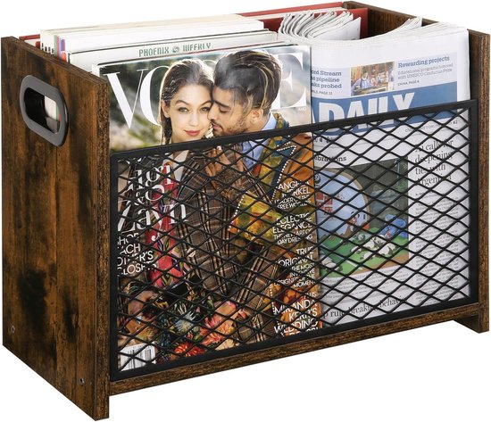 Porte-revues de Bureau/Porte-Magazine/Lettres en Métal Maille Organiseur de Bureau avec 3