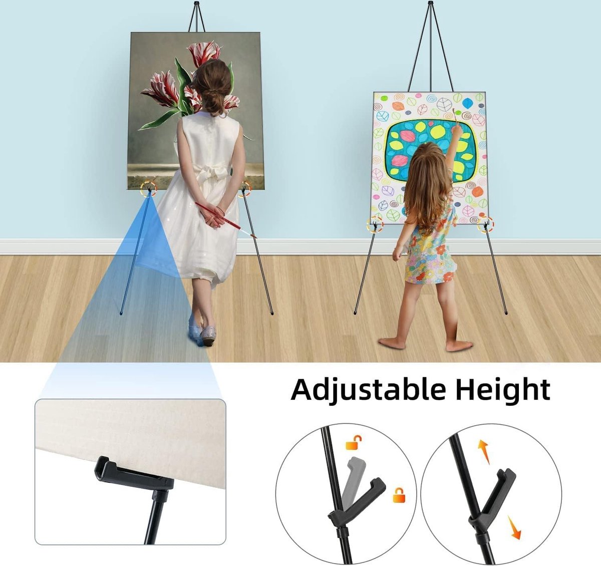 Houten Ezel Standaard Statief Schilderij Display Stand Draagbare Schetsen Rack