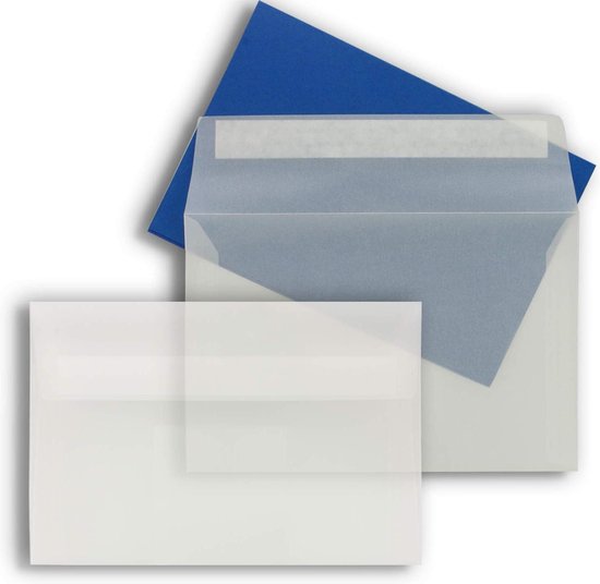 Envelopes DIN B6 125 X 176 Mm Transparent White Transparent - View #9