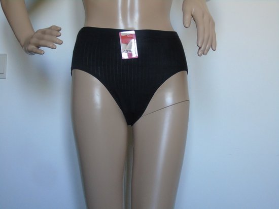 Katoenen ondergoed voor dames, hoge taille, volledige dekkingsslip, geen muffintop, damesslipje, 6 stuks, Grijze Lijn 2, S