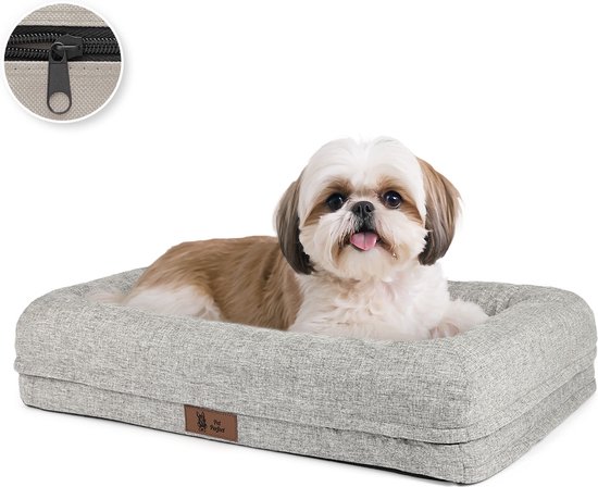 Pet Perfect Orthopedische Hondenmand - Orthopedisch Hondenkussen -Afneembare hoes - Wasbaar - Met Rits - M - Core Serie