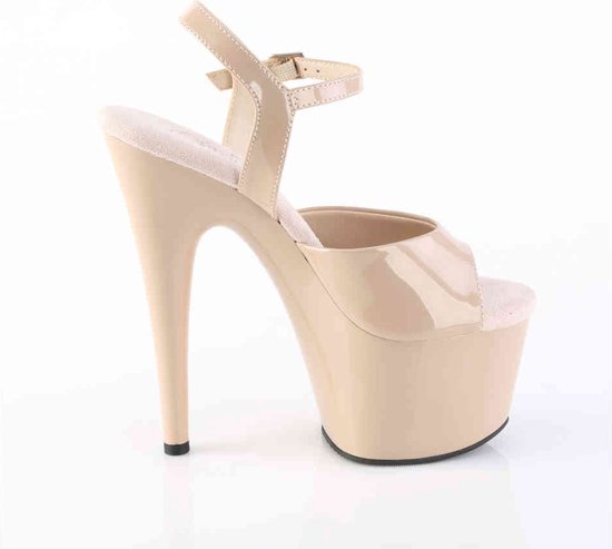 Pleaser - ADORE-709 Sandale à bride cheville - Pointures US 10-40 - Beige