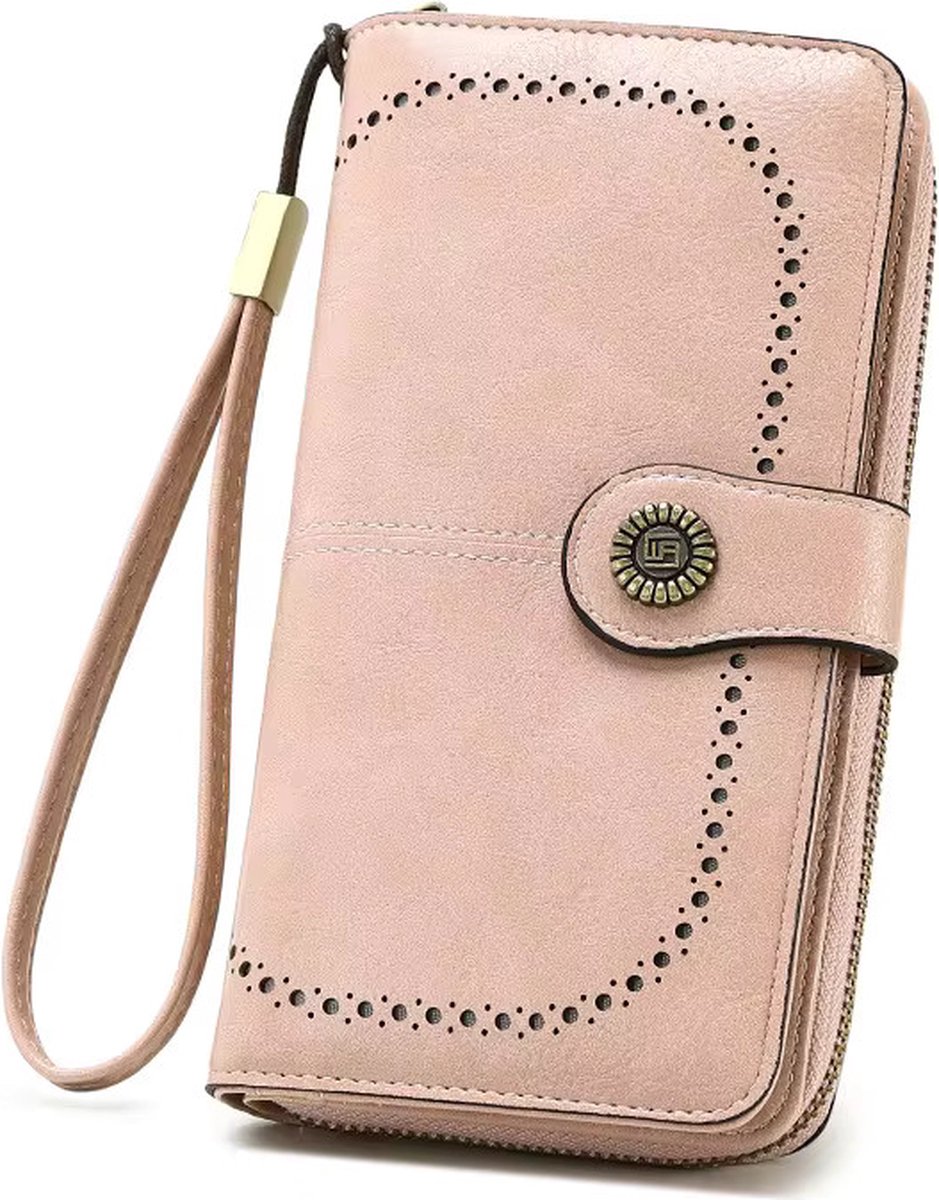 Portemonnee Dames, Portemonnee, Portemonnees, Portefeuille Dames, Dames Pasjes Houder, Card Holder Wallet, Portefeuille, Portefeuille Dames Met Kaarthouders, Creditcardhouder, Pasjeshouder Vrouwen, Moederdag, Valentijnsdag, Verjaardag, ROZE