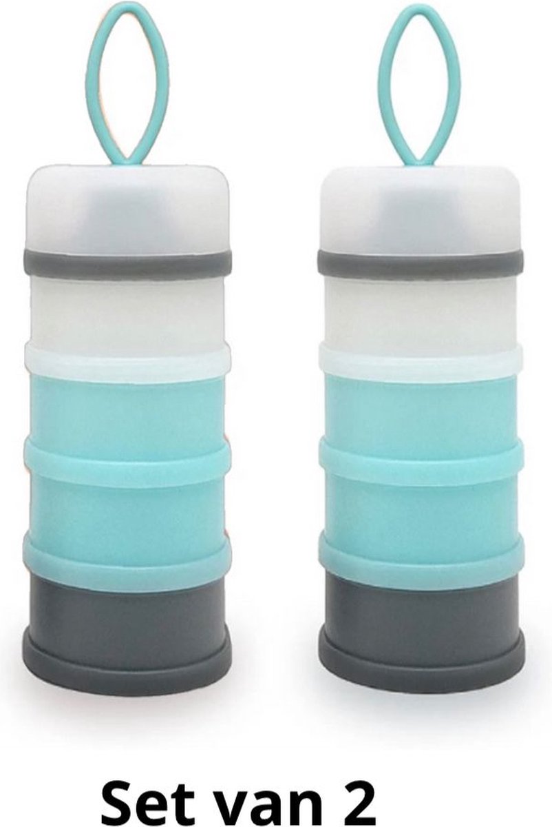 Goedkoopste Kids Finity - Melkpoeder toren - Melkpoeder doseerdoosjes - Melkpoeder bewaarbakjes - 4 laags - Set van 2 - Dispenser- BPA vrij - Reisbox - Roze - Proteïne shake - Dieet shake - Brood trommel - Family Favorites - Kraamcadeau