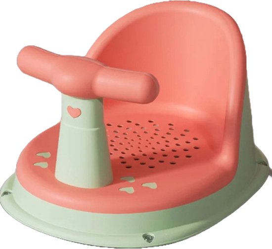 Twinky® Badzitje voor Baby Incl. 4 zuignappen - Badring met Stuur - Hoge rugsteun - Vanaf 6 maanden - Bath Seat