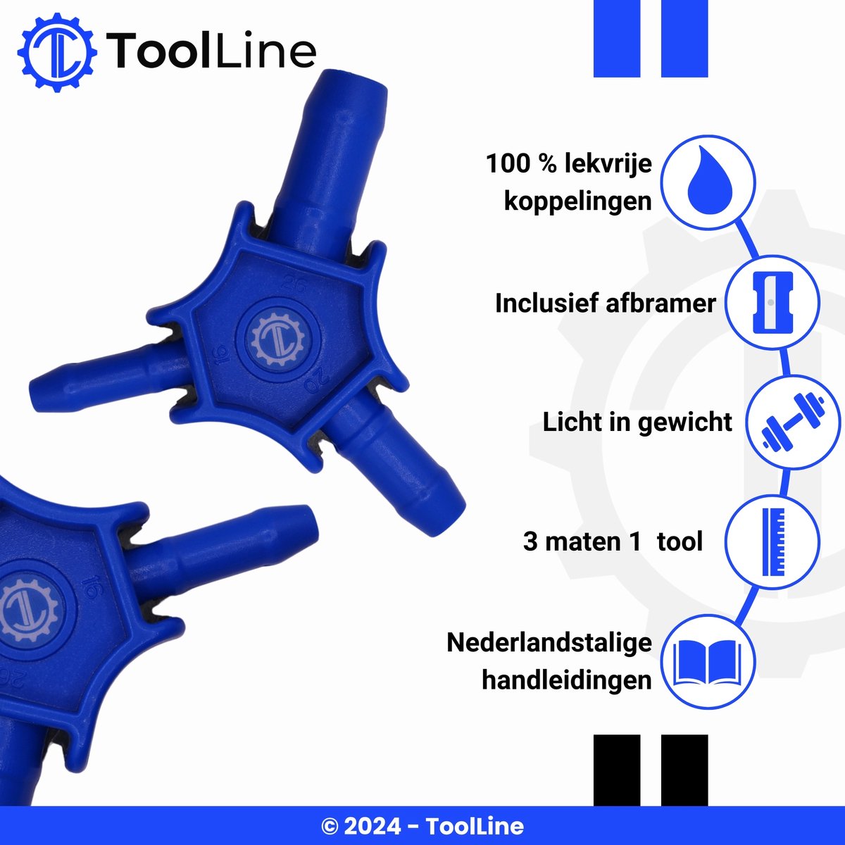 ToolLine Kalibratietool 16-26mm - Meerlagenbuis kalibreren