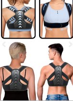 Correcteur De Posture Réglable - Taille M (40-80 Kg) - Soutien Dos Et Épaules - Noir - Neuf