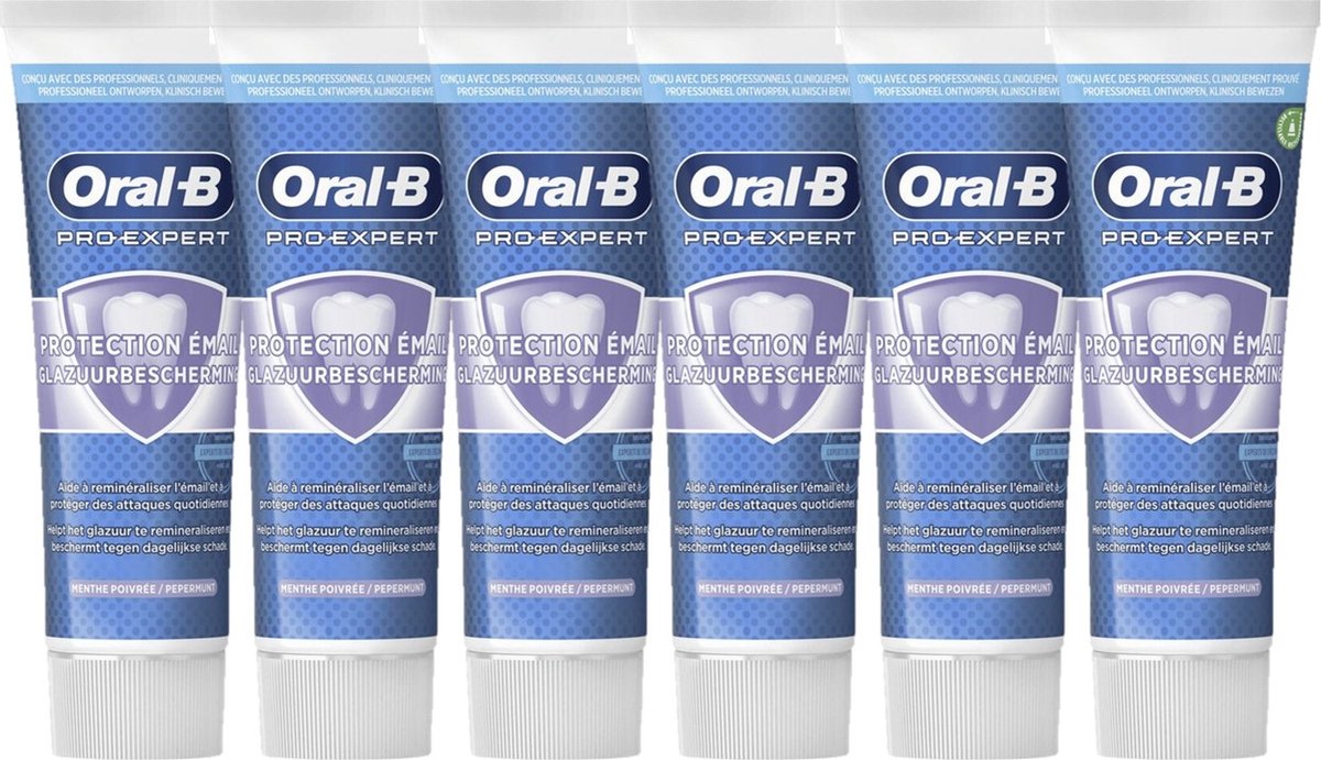 Goedkoopste Oral-B Tandpasta - Pro-Expert Sterk Glazuur - Voordeelverpakking 6 x 75 ml