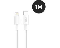 WiseQ - Geschikt Voor iPhone kabel USB C naar Apple Lightning - Voor Snelladers - 1 meter