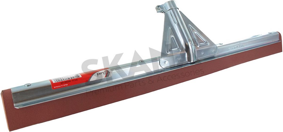 Goedkoopste LUVA Vloertrekker, metaal versterkt, natuur zwart, waterkeerrand, oliebestendig. Breedte 55 cm. Ø 23 mm