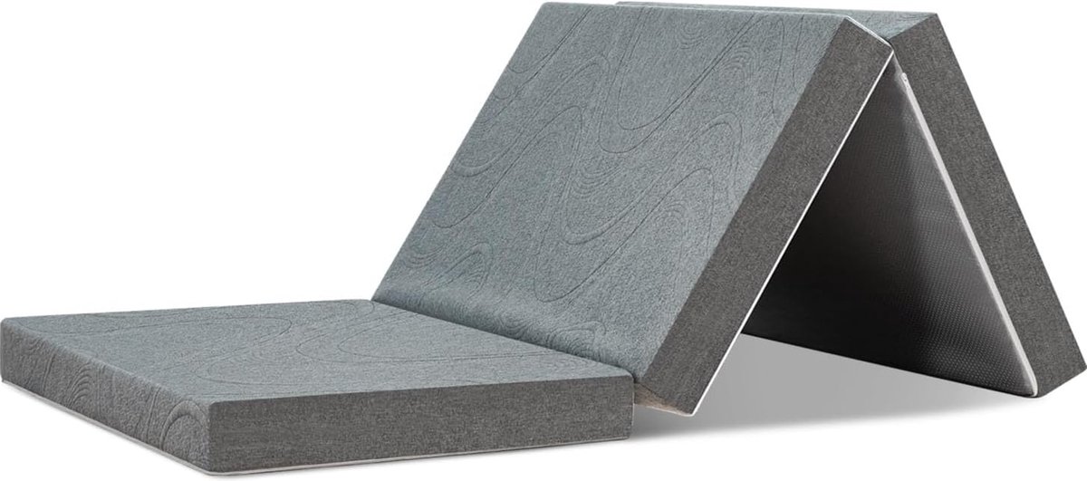 Goodivery ® Comfortabele Opvouwbare Matras met Geheugenschuim voor Reizen en Logeerbedden