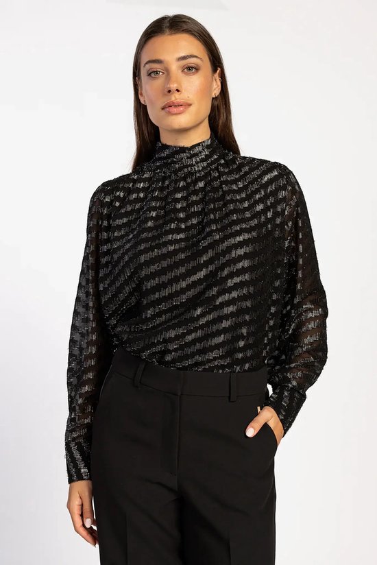 QUINTY QUINTY ZIGZAG top