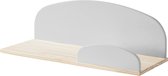 LUCEVI - Kiddy Wandplank 65cm - Hout - Grijs - 65x25x21.5 cm