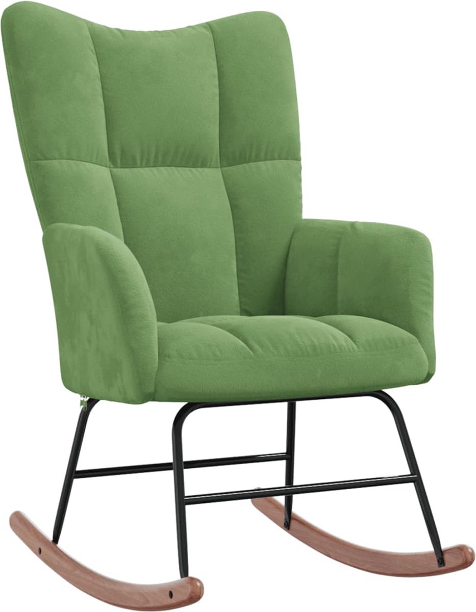 Fauteuil - Relaxzetel - Relaxstoel - Relaxfauteuil - Stoel - Met armleuning - Voor één Persoon - Lichtgroen