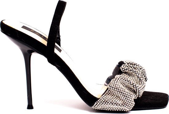 ZERBA Sandale Femme - Taille 39 - Cuir Argent - Romea