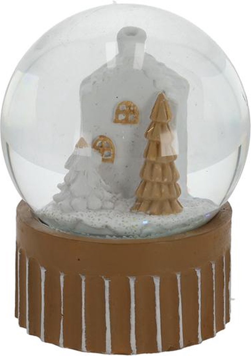 JENS LIVING - LED Sneeuwbol - Grachtenpand - Ø 6.5 cm