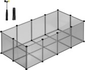 MIRA Home - Dierenhok - Verblijf voor Dieren - Hamster - Hond - Konijn - Bench - 143x73x46