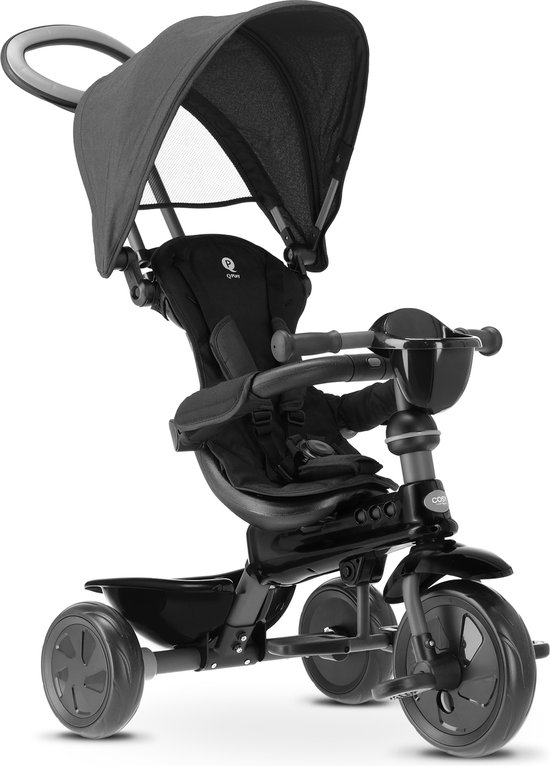 Qplay Cosy Driewieler - Loopfiets - Zwart