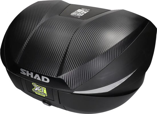 Shad Topkoffer Shad SH58X inclusief slede verstelbaar 46,52,58 liter zwart/carbon