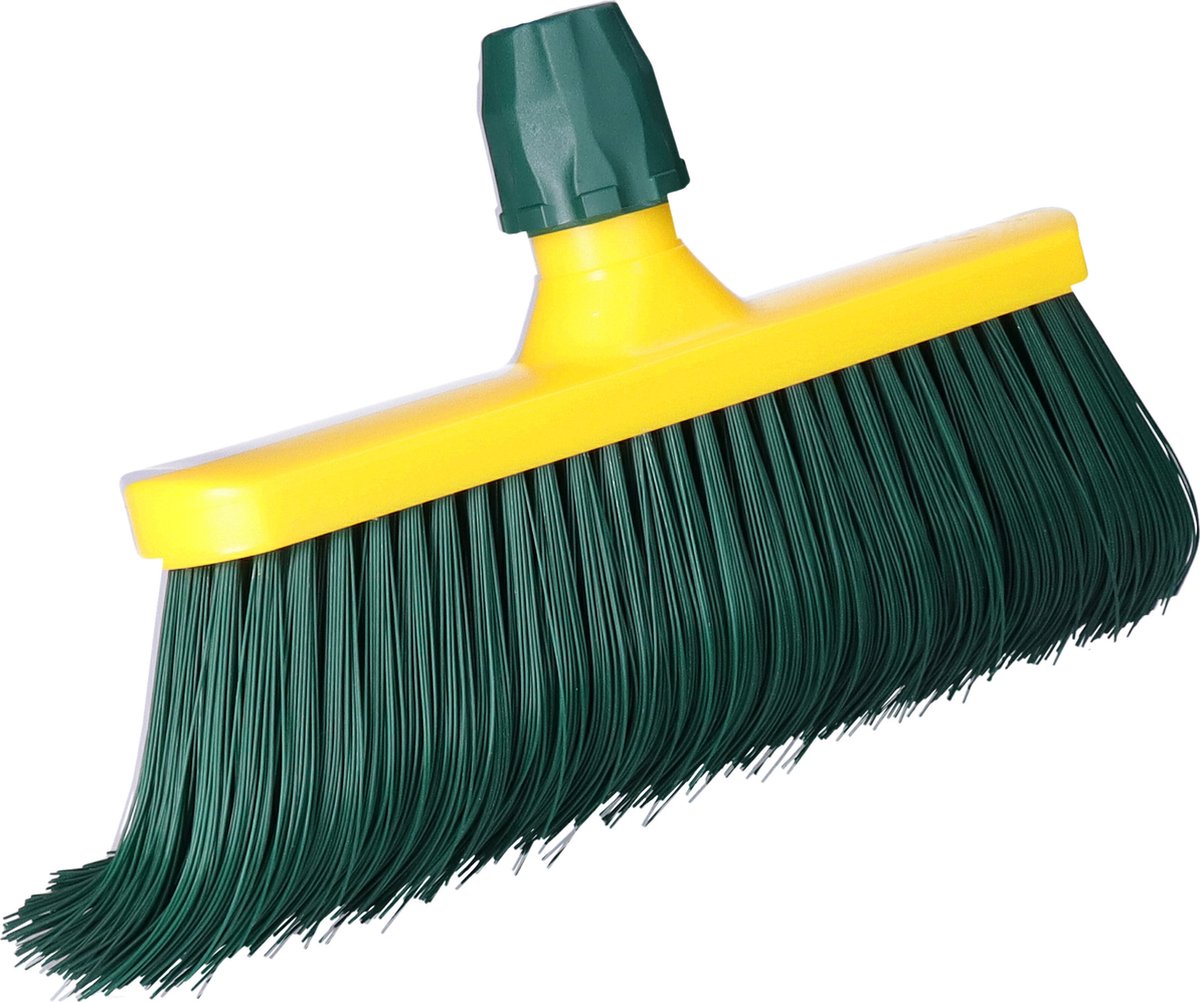 Goedkoopste Kunstgras bezem - bezemkop - klauw bezem - groen - 30 cm - kunststof - voegenbezem