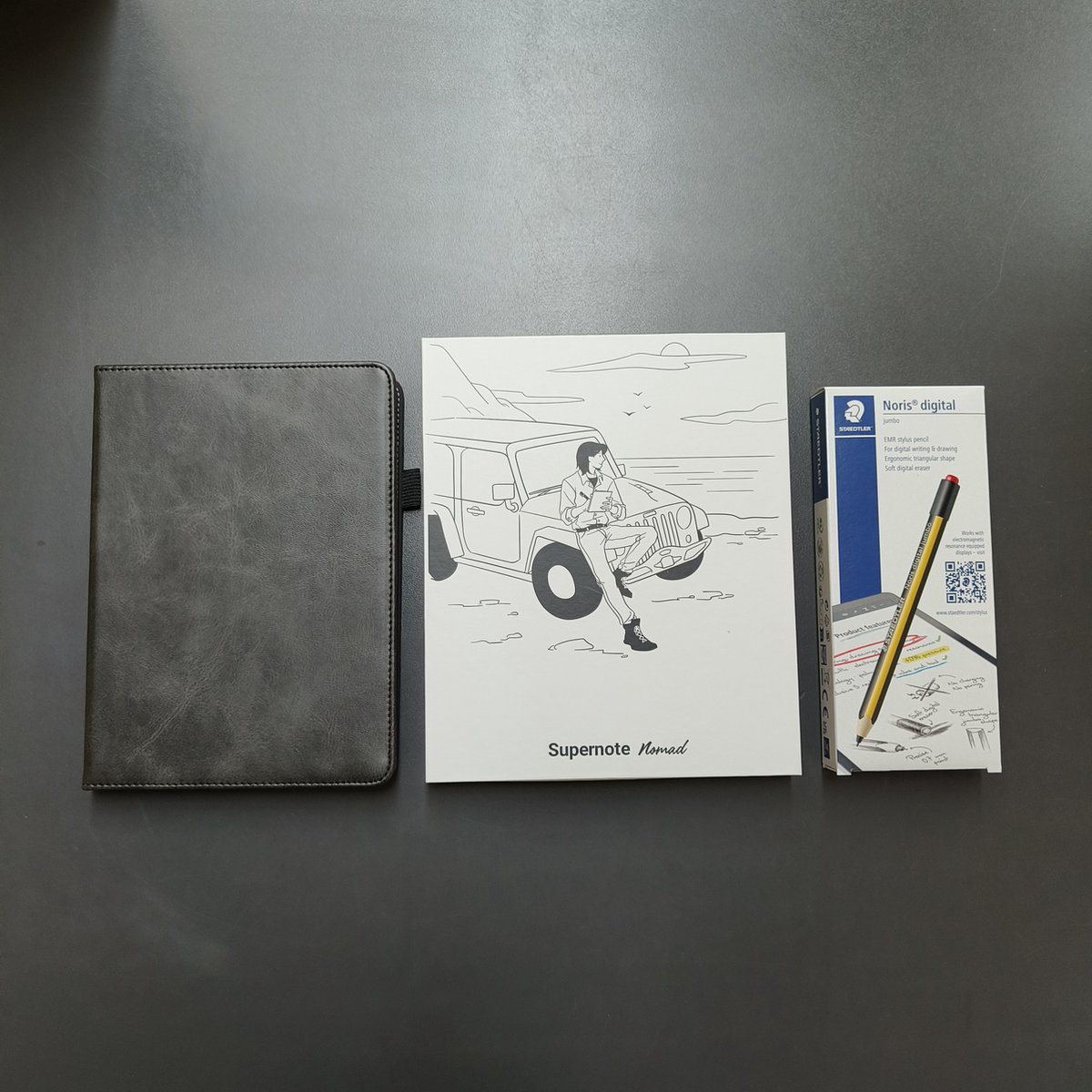 Supernote Nomad A6X2 tablet - A5 formaat - met Staedtler Jumbo