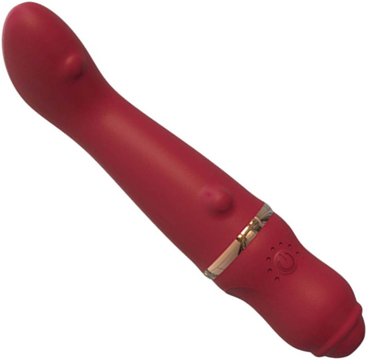 Goedkoopste Cupitoys® Vibrator vingervorm - 19,8cm - Rood - 7 standen - Vibrators voor vrouwen en mannen - Sex toys voor vrouwen en mannen