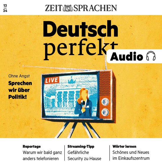Deutsch lernen Audio – Sprechen wir über Politik! - cover