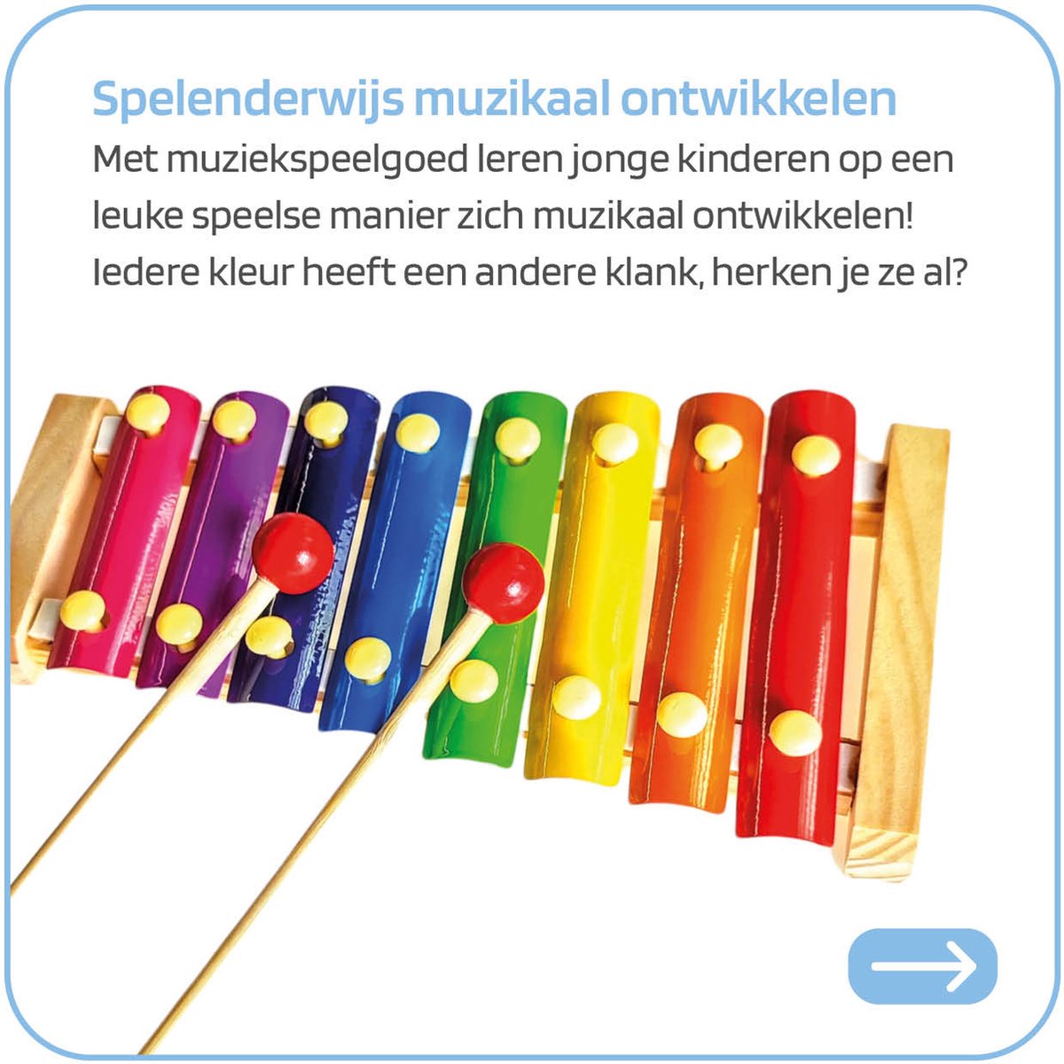 Xylofoon – Muziekinstrumenten voor kinderen - Houten Speelgoed — afbeelding 3