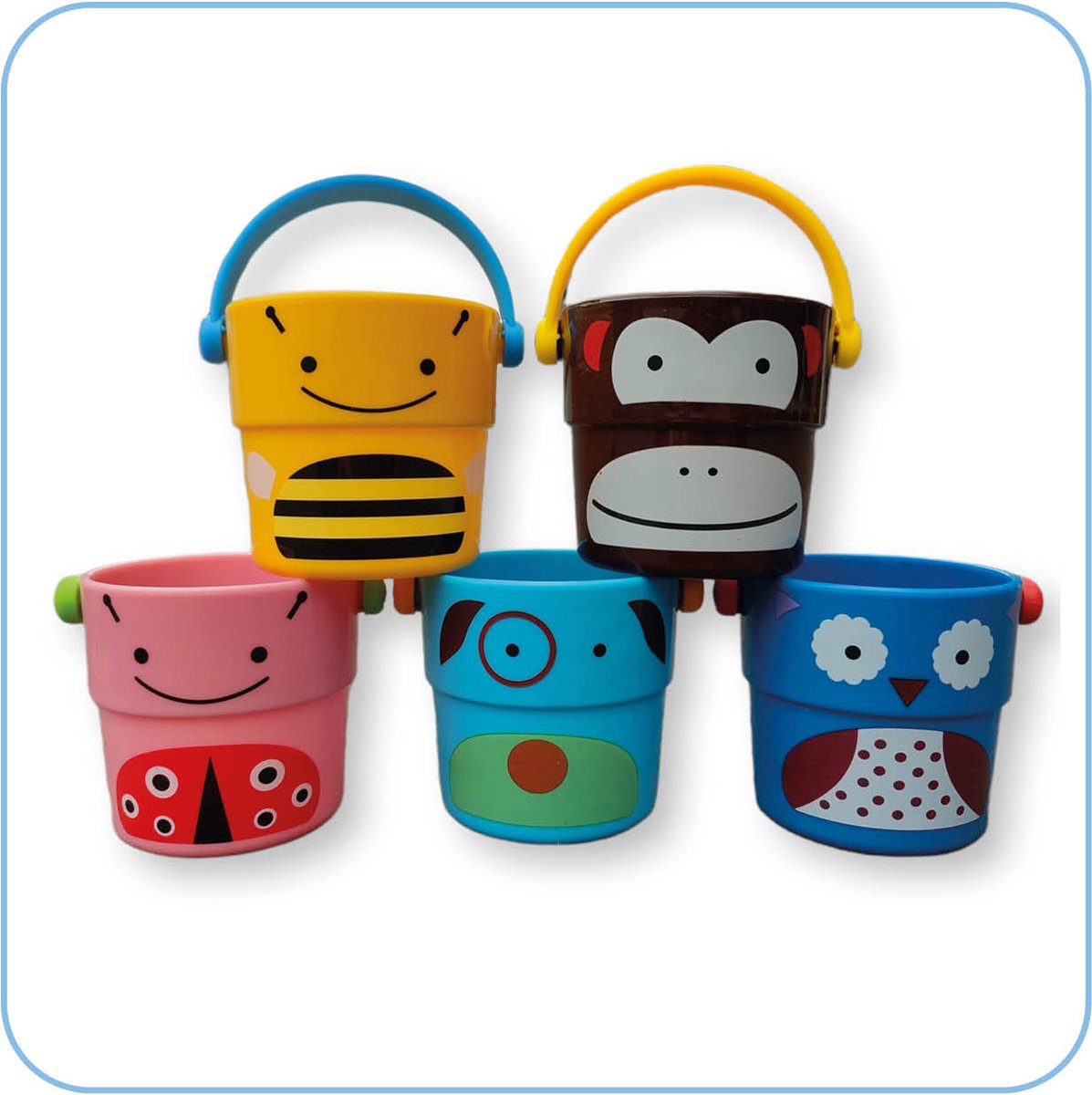 Jobber Toys Bademmertjes - Badspeelgoed - Bademmer baby Emmertje — afbeelding 4