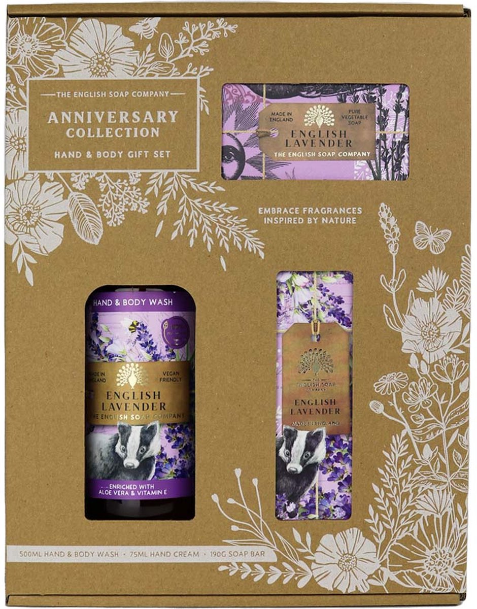 Goedkoopste English soap hand & body giftset English Lavender