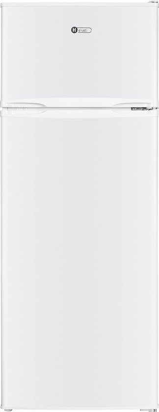 Helvetia koelvriescombinatie 206L wit 143 cm koelgedeelte 165L vriesvak 41L 4 sterren energieklasse E