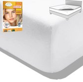 Topper Molton Hoeslaken - 140x200 - Hoogwaardige Topperbescherming & Comfort | LitaLente - Rondom Elastiek - Topper Beschermer Molton/Topper beschermer - Molton 80% katoen - hoekhoogte van 30 cm - perfecte pasvorm - hoogkwaliteit molton