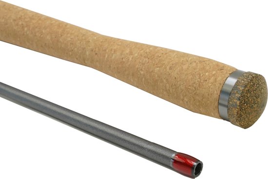 DLT Vertex-X - Verticaalhengel - Snoekbaars - Werphengel - 1.55m - Roofvis - Zwart van DLT — afbeelding 2