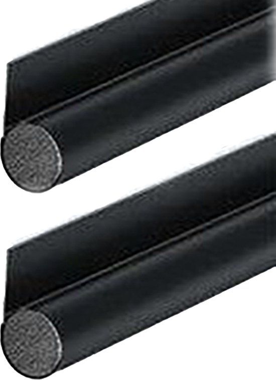 Tochtstopper - 95 cm - 2 x enkele tochtrol - Aanpasbaar - Deur isolatie ...