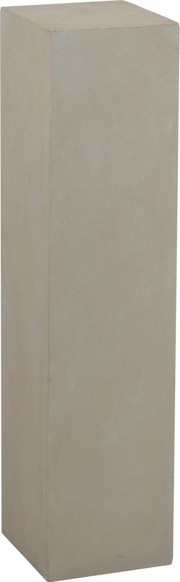 D- J-line - Zuil Rechthoek Hoog Klei Beige Small - 20x20x81.5cm