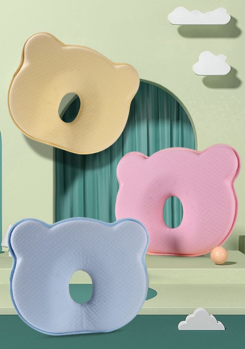 MiniSlope | Baby anti-roll kussen voor pasgeborenen, slaapondersteunin