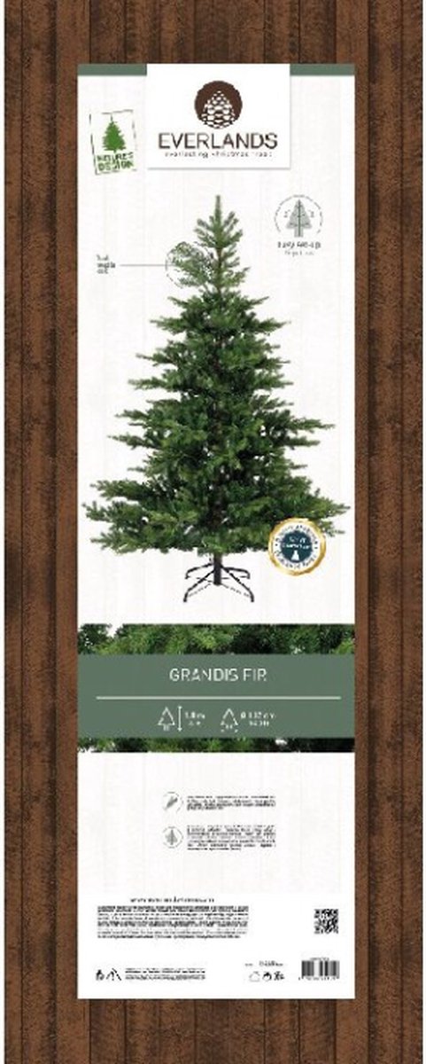 Everlands Grandis Fir - Kunstkerstboom - 180 cm - Zonder verlichting – foto 7