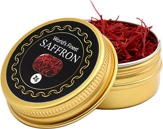 Saffraan 2 Gram | Gecertificeerd | Super Negin Kwaliteit Saffraan